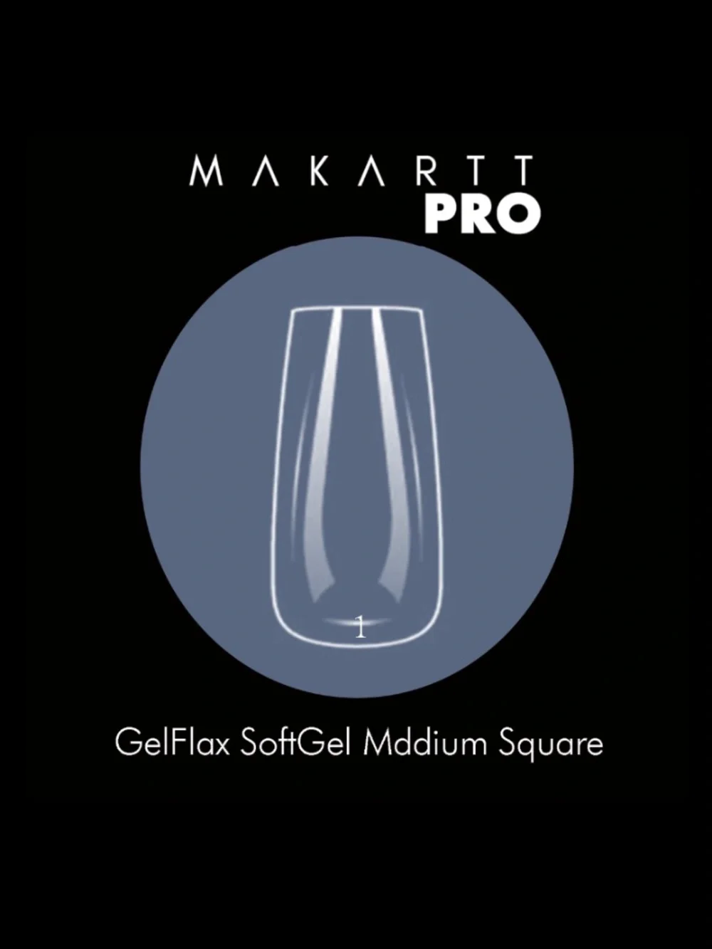 Makartt Pro Gelflex Medium Square Press On Nail